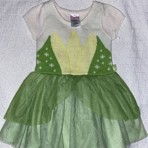 Kids Fairy Costume Dress - Green and Yellow